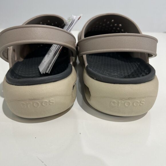 Crocs In Motion Lite Ride Clogs Slip On Shoes Taupe Men\'s 8 Women\'s 10 main image 10